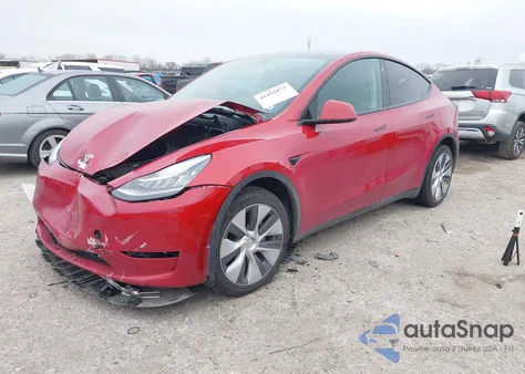 2023 Tesla Model Y Awd/Long Range Dual Motor All-Wheel Drive from USA, damaged, VIN 7SAYGDEE6PA027497